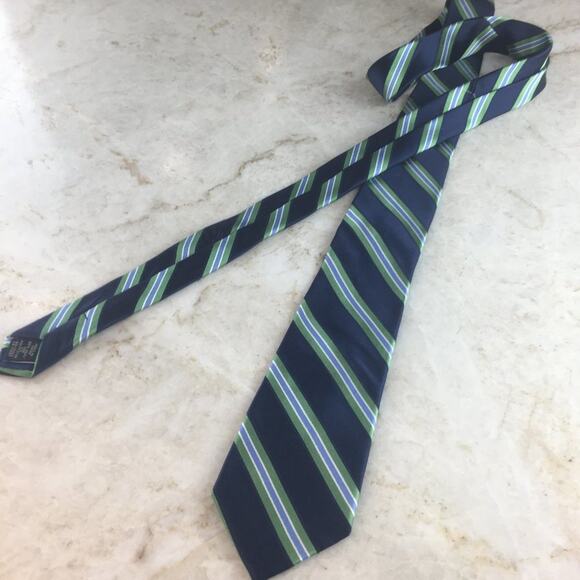 BANANA REPUBLIC SILK TIE (long-slim) - Picture 6 of 10